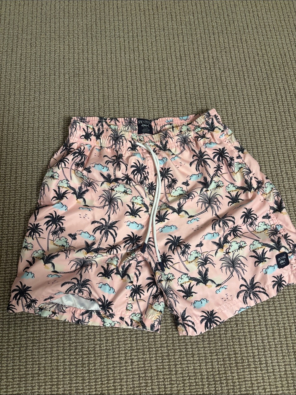 Spicy Tuna men’s swim trunks